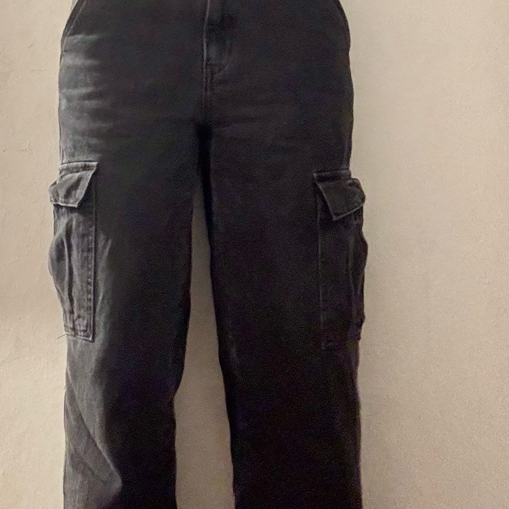 Levi's Black Boot Cut Cargo Pants